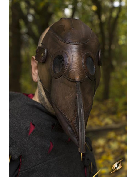 Plague Doctor mask in brown