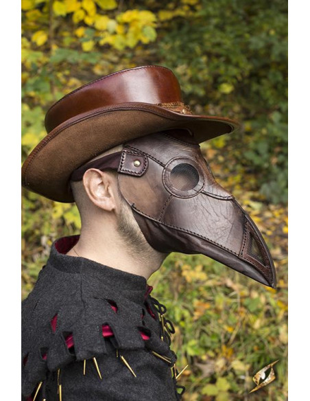Plague Doctor mask in brown