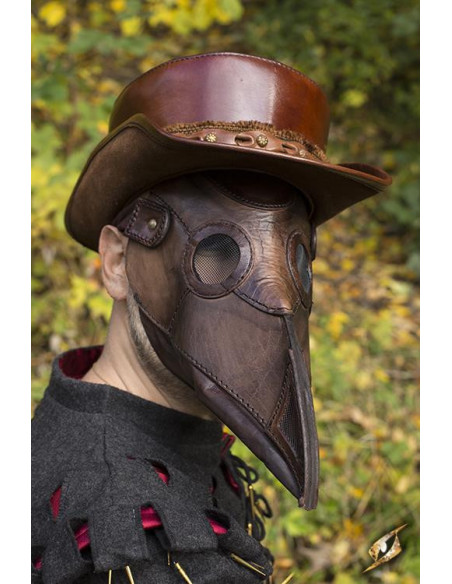 Plague Doctor mask in brown