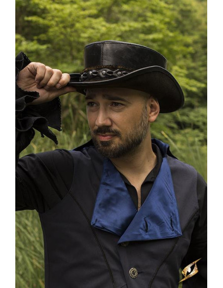 Small top hat in black