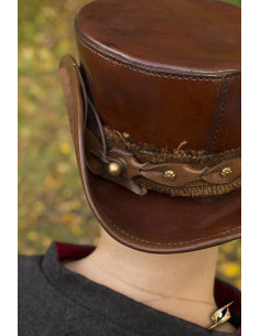 Small brown top hat 2