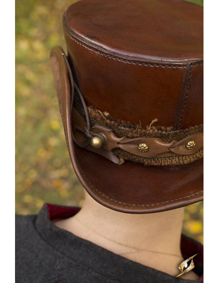 Small brown top hat