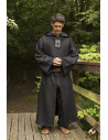 Black medieval robe of Benedictine monk