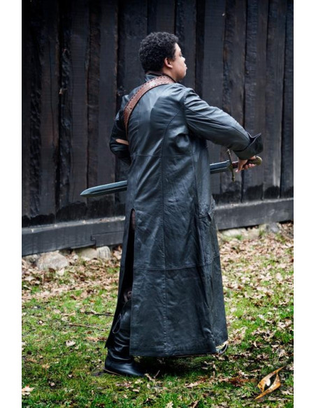 Hellsing long black leather coat