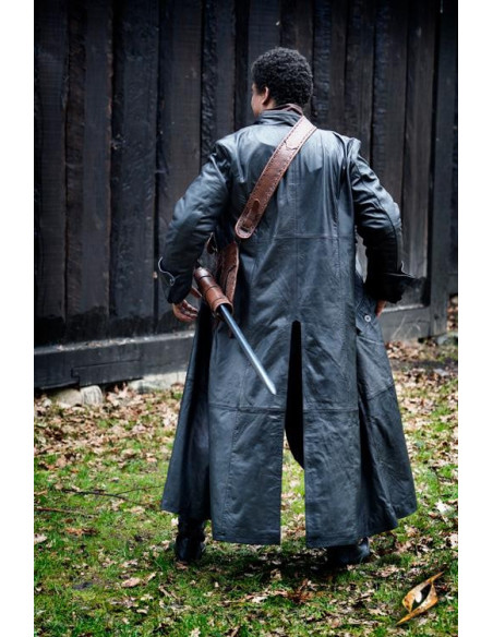 Hellsing long black leather coat