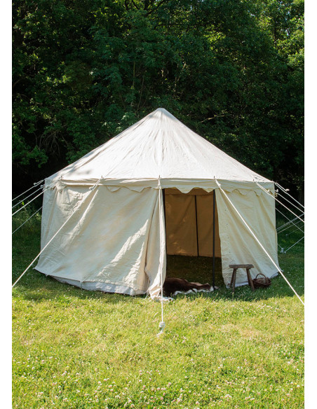 Round medieval tent, 5 meters. diameter