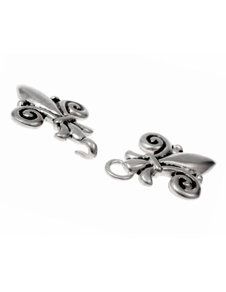 Closure of medieval fleur de lis...