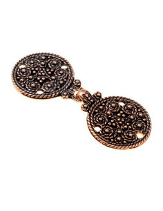 Viking dress or cape closure with Björkö filigree