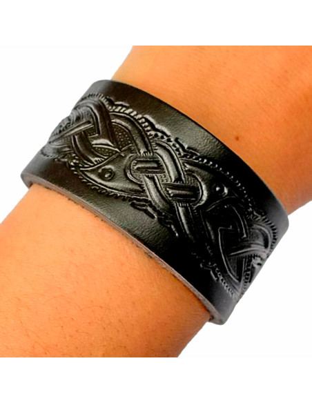 Bracelet-wristband with Celtic knots...