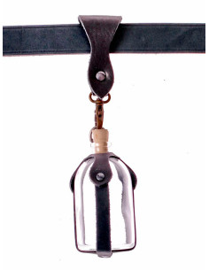 Glass bottle with baldric for magic potions, 100 ml. 2