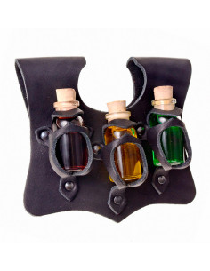 Baldric with 3 bottles of magic potions, 10 ml.