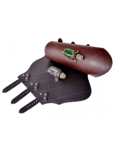 1 Leather bracelet with 1 vial of...