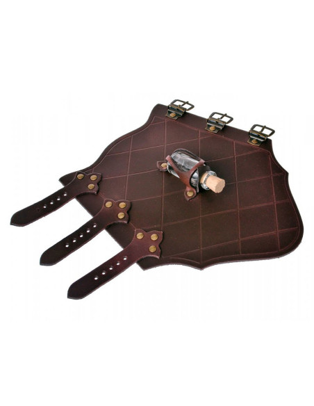 1 Leather bracelet with 1 vial of...