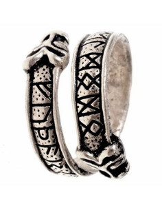 Viking ring with runic letters of the Futhark 2