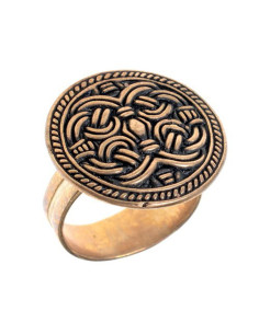 Borre Style Birka Round Viking Ring