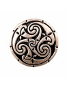 Small Celtic brooch with Triskele, 2.5 cm.