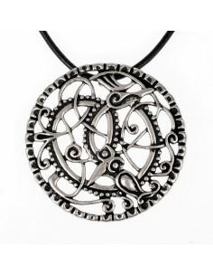 Viking Pitney pendant with snake design
