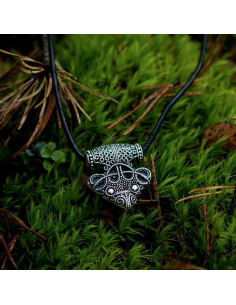 Viking Thor's Hammer Pendant and Amulet, Raven of Sigtuna