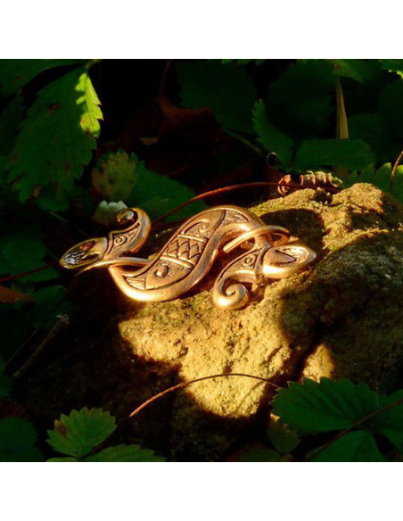 Celtic Dragonesque Seahorse Brooch,... Celtic Dragonesque Seahorse Brooch,...