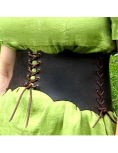 Women's Lace-up Medieval Bodice Wide Belt 2