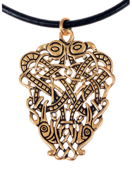 Celtic pendant with entwined bird