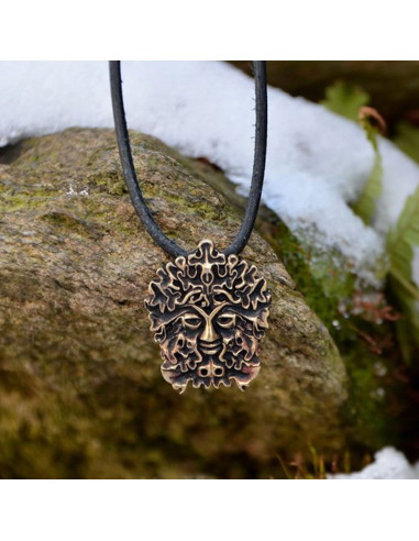 Green Man Pendant and Amulet