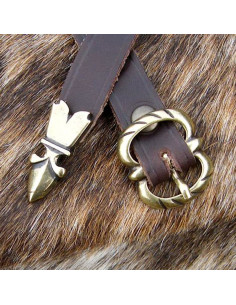 Medieval narrow fleur-de-lis belt, 13th-14th centuries