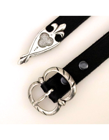 Medieval fleur-de-lis belt with...