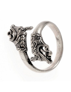 Hedeby Dragon Head Viking Ring
