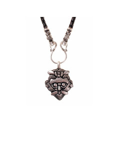Gotland viking mask amulet necklace