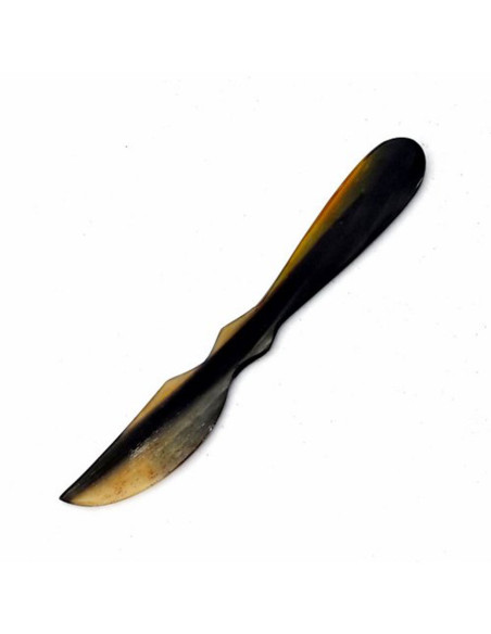 Set of 3 medieval buffalo horn cutlery