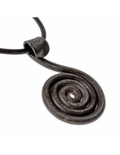 Hand forged Solsnurra viking pendant-amulet