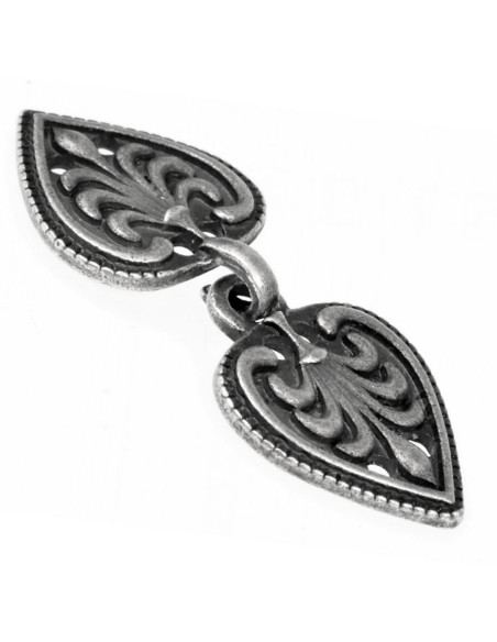 Closure heart-fleur de lis Medieval...