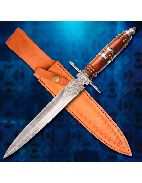Camelot Dagger in Damascus Steel