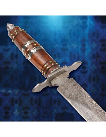 Camelot Dagger in Damascus Steel