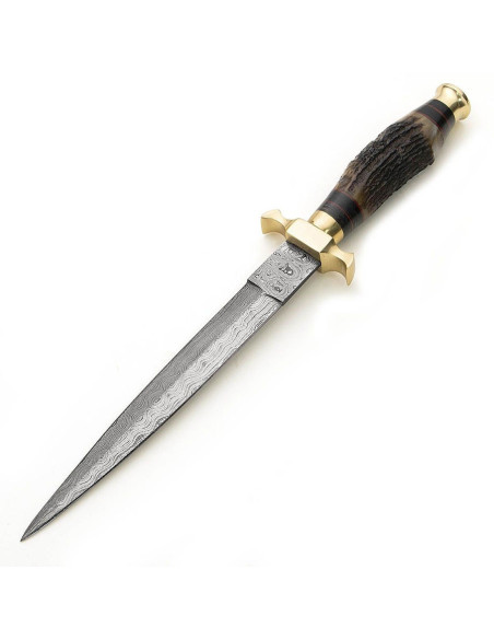 Damascus Steel Medieval Hunting Dagger