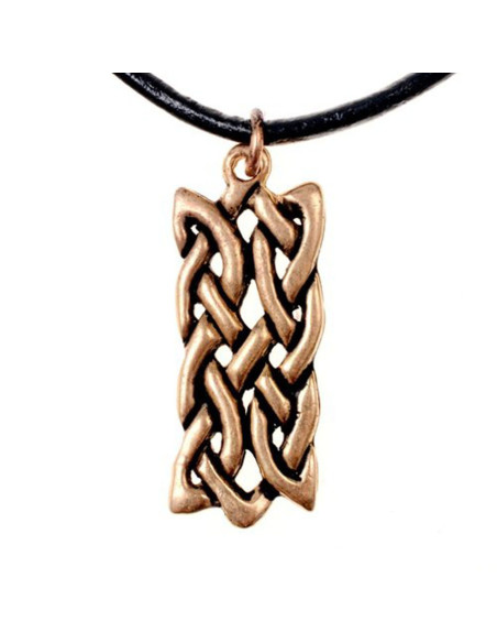 Rectangular Celtic pendant with...