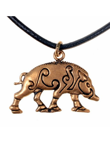 Celtic Boar Martial Strength Pendant