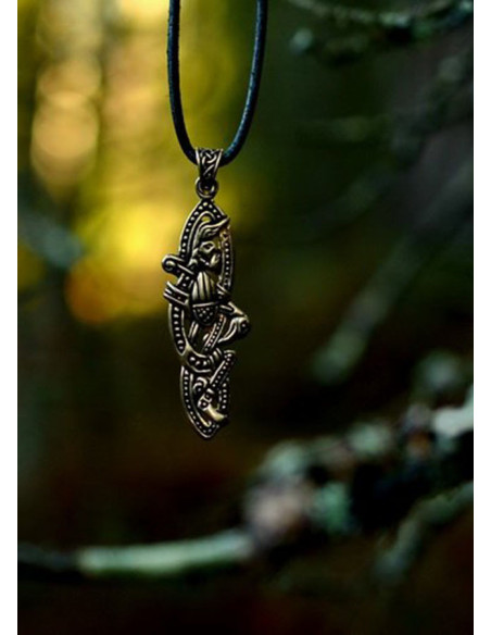 Medieval-Celtic pendant Eriu bird