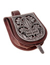 Medieval leather bag model Tarsoly Magyar