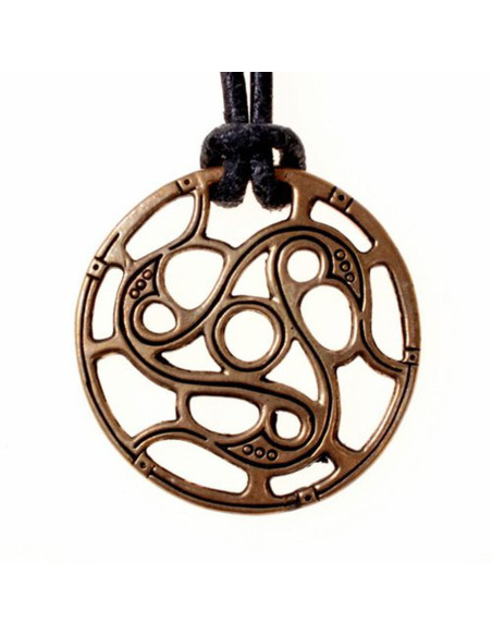 Viking Snake Vendel period pendant