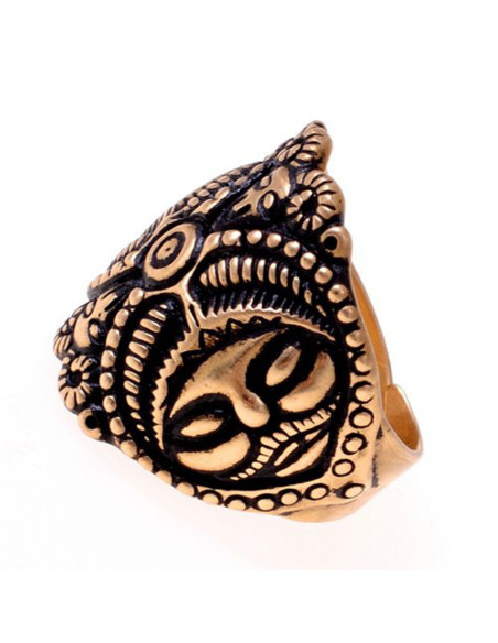 Celtic ring mystical face La Tene period Celtic ring mystical face La Tene period