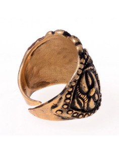 Celtic ring mystical face La Tene period 2