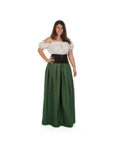 Low medieval corset in black 2