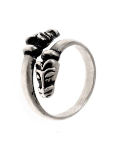 Viking ring with wolf decoration, Iceland