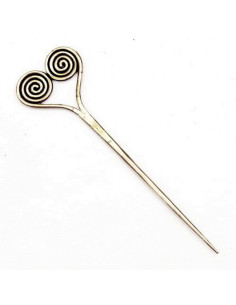 Celtic Pin with La Tene Spiral