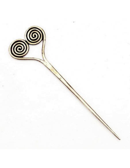 Celtic Pin with La Tene Spiral