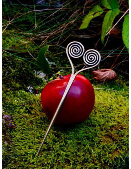 Celtic Pin with La Tene Spiral