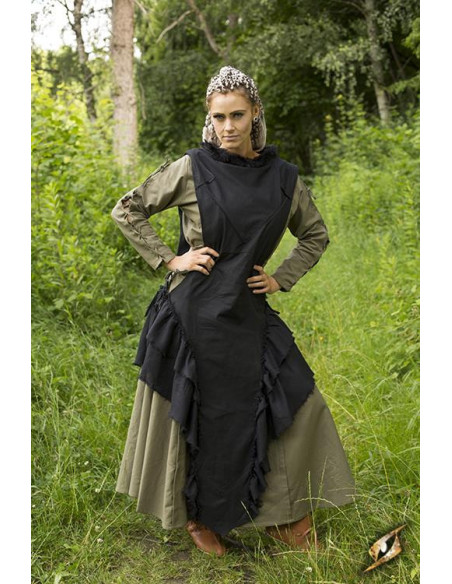 Raven medieval surcoat in nebro