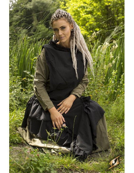 Raven medieval surcoat in nebro